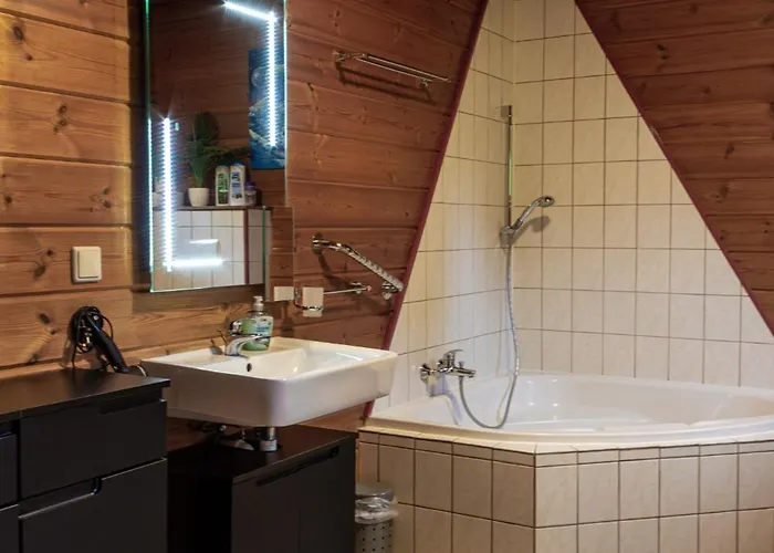 Holzblockhaus, Eifel *